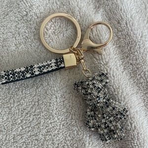 Unbranded teddy bear bag charm/key chain